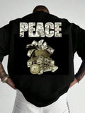 Peace Men Tshirt Oversized