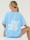 Try some new women Tshirt oversized