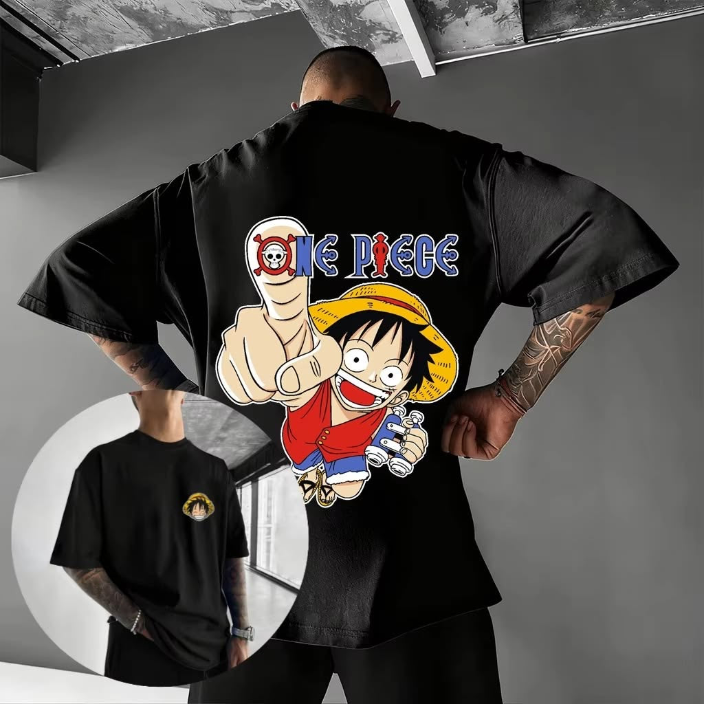 One piece luffy anime Men Tshirt Oversized