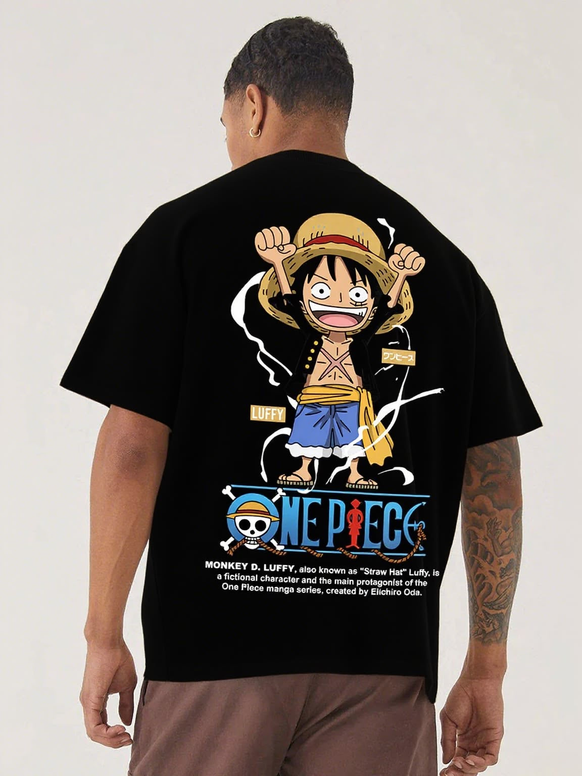 One Piece Men Tshirt Oversized