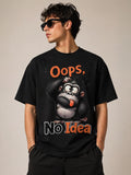 Oops, No Idea Men Tshirt Oversized