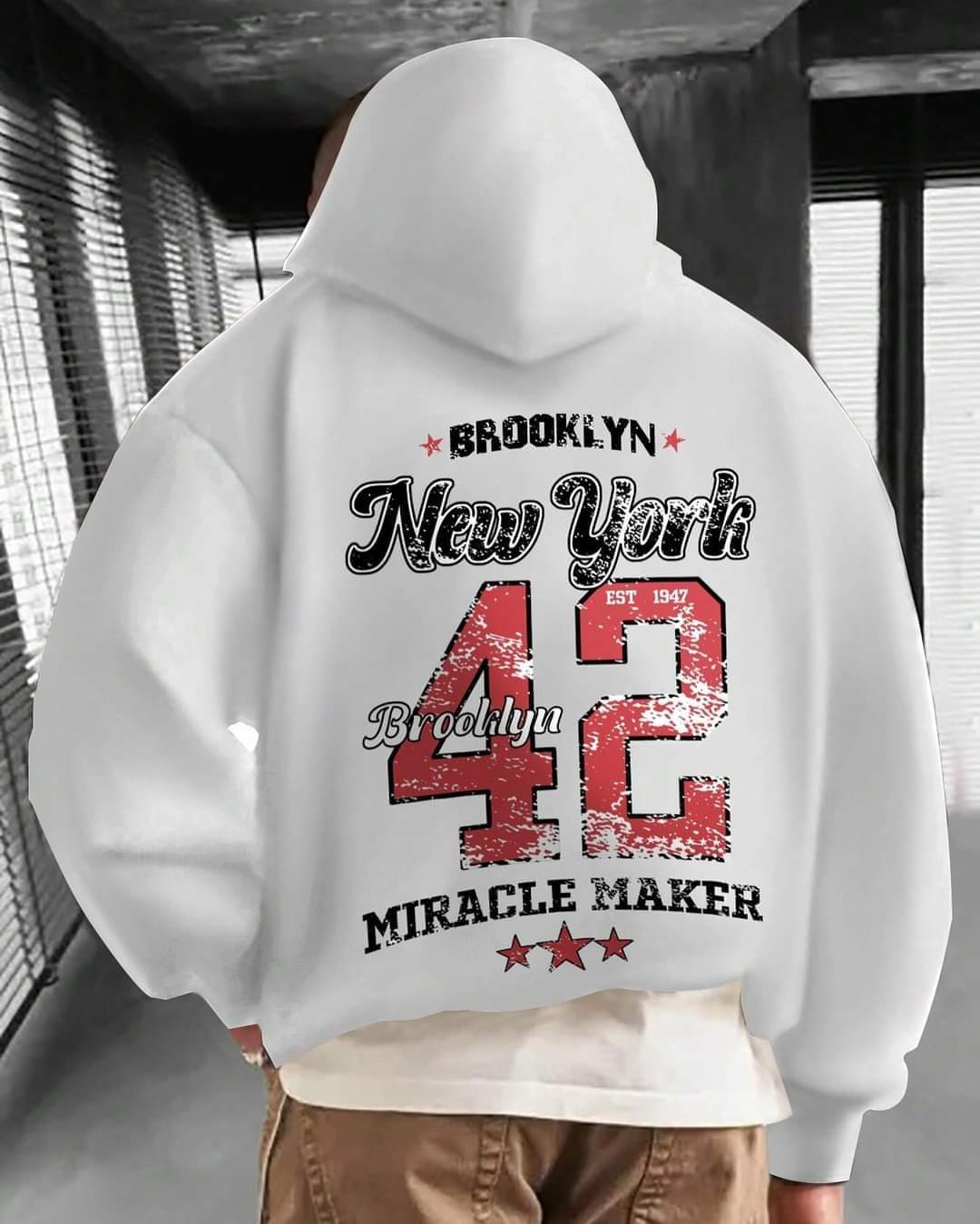 New York oversized hoodie