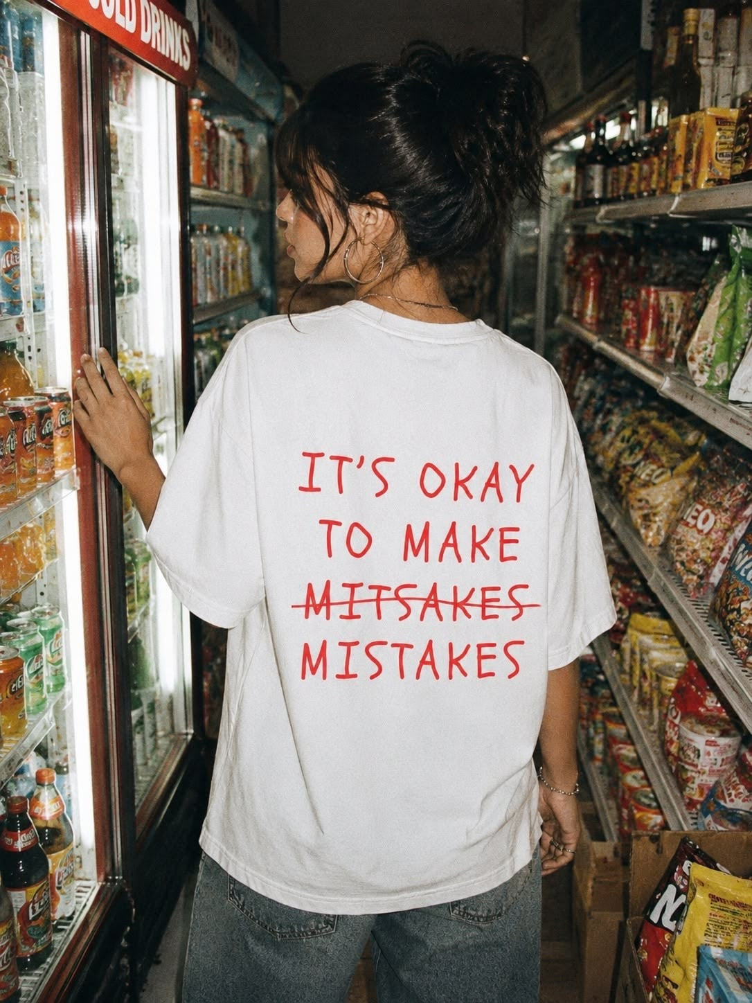 It’s okay to make mistakes Women Oversized T-shirt