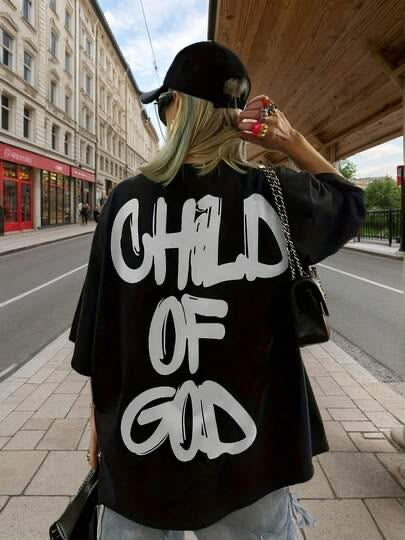 Child Of God Women Oversized T-shirt