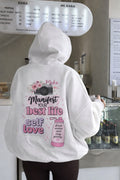 Self love women’s hoodie oversized