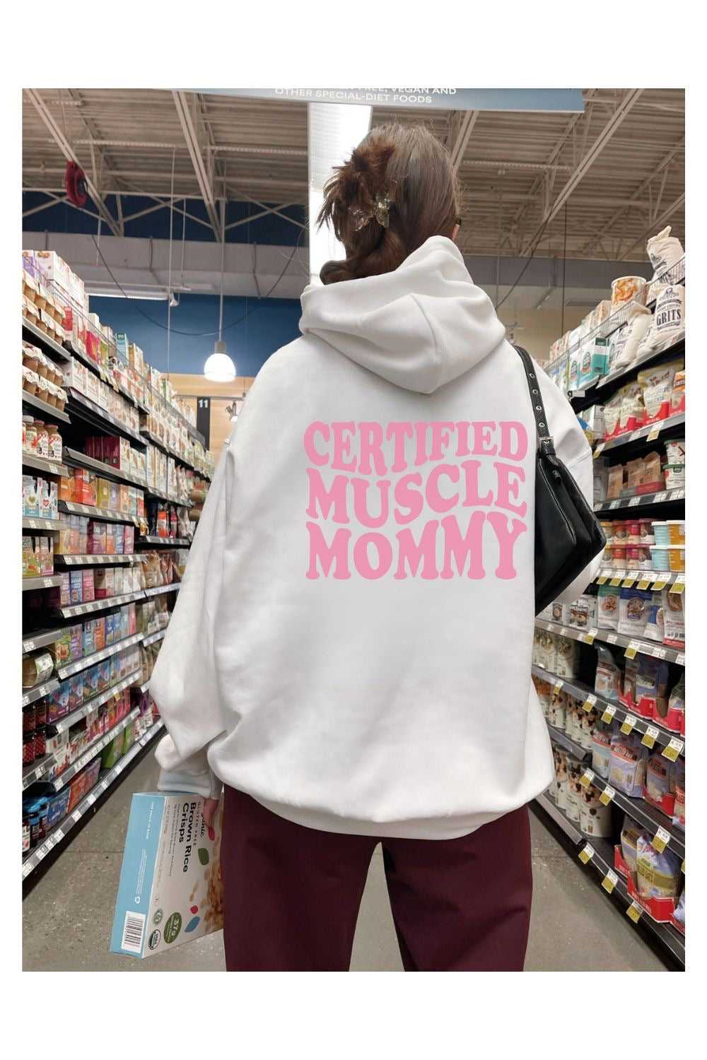 Certified Muscle Mommy Jumper Empowering Gym Apparel for Powerlifting, Weightlifting, and Bodybuilding Women, hoodie pump cover gift for her