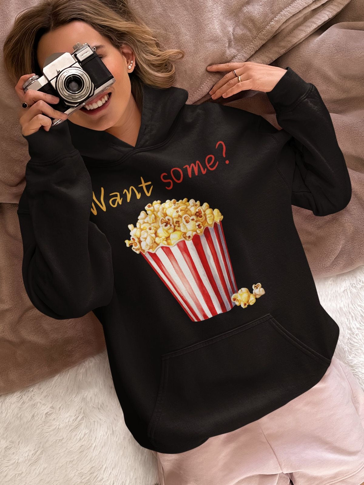 Popcorn hoodie oversized