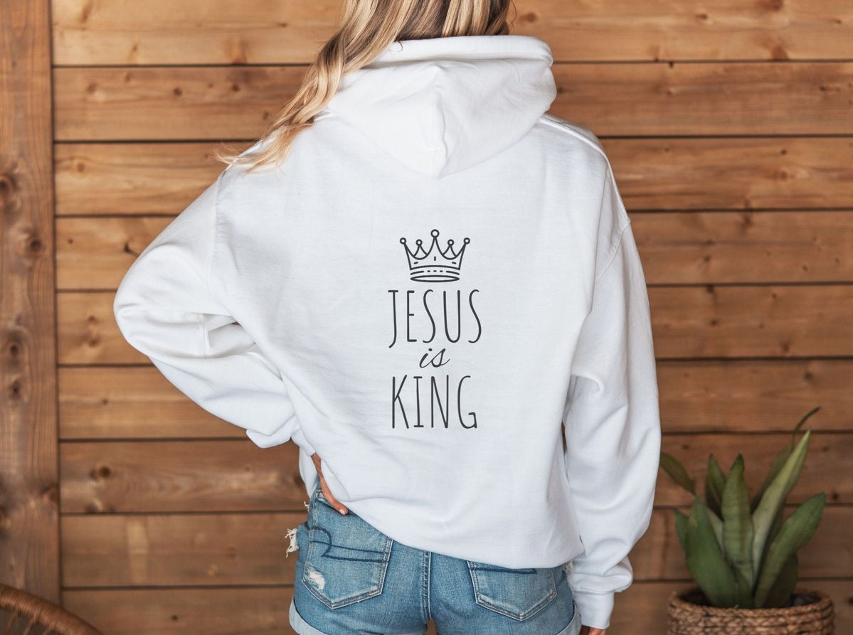 Jesus is king hoodie oversized