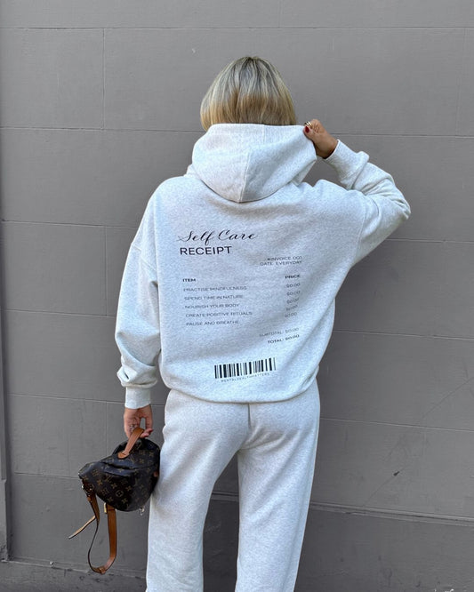 Self care receipt women’s oversized set