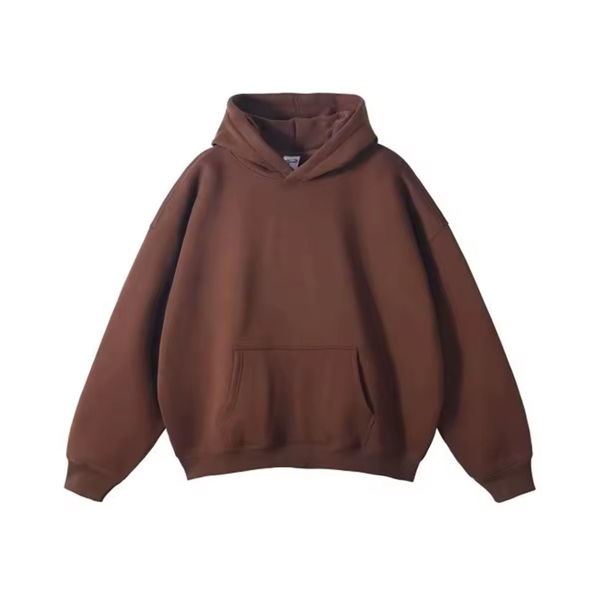 Basic Hoodie Dark Brown