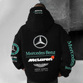 Unisex Racing Team Logo Printed Casual Oversized Hoodie