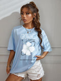Y2K Oversized Graphic Tee, Growing and Glowing, Self Love Shirt
