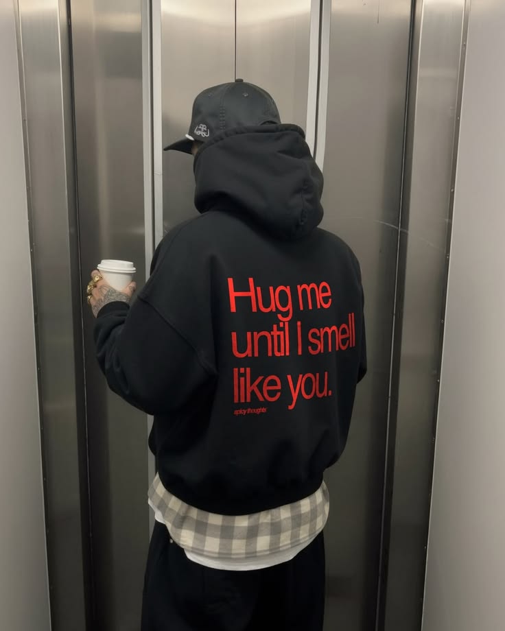 hug Me Men Hoodies