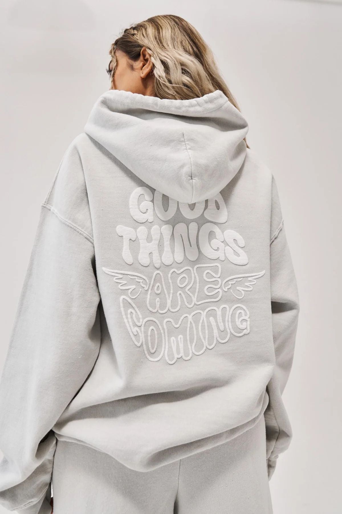 Good Things Are Coming Hoodies Oversized