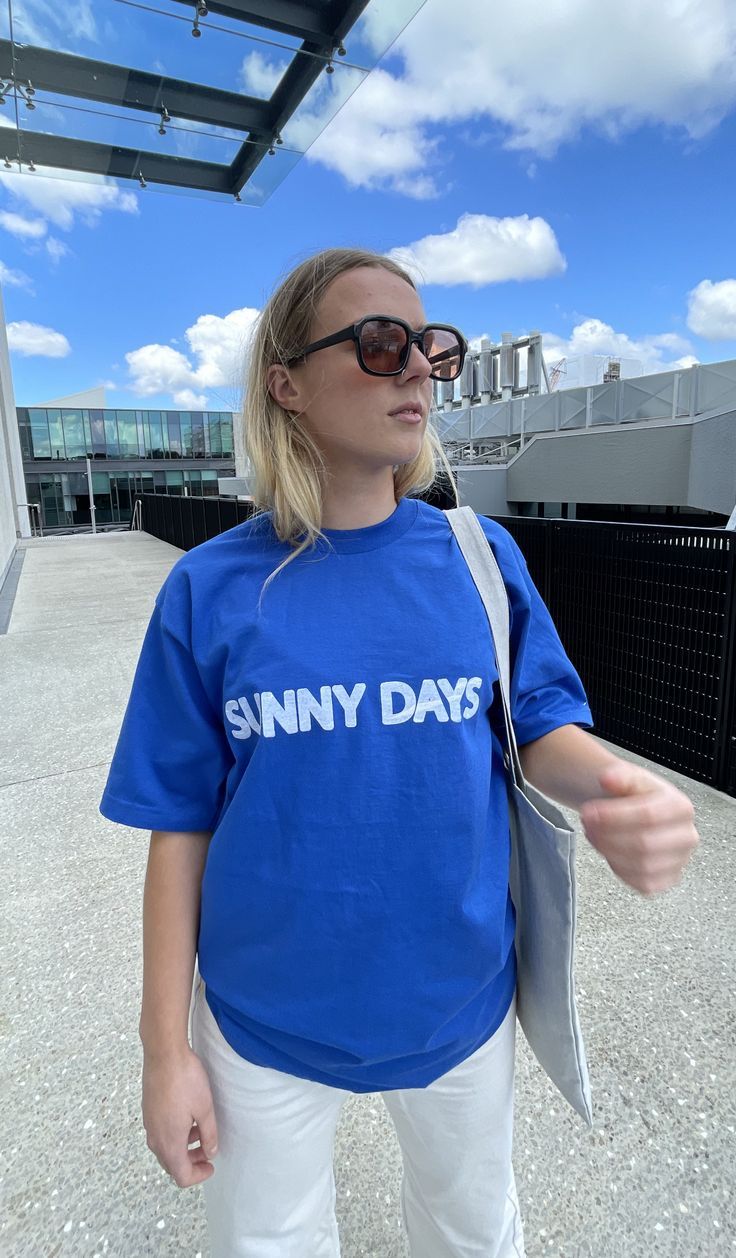 SUNNY DAYS ROYAL BLUE TEE