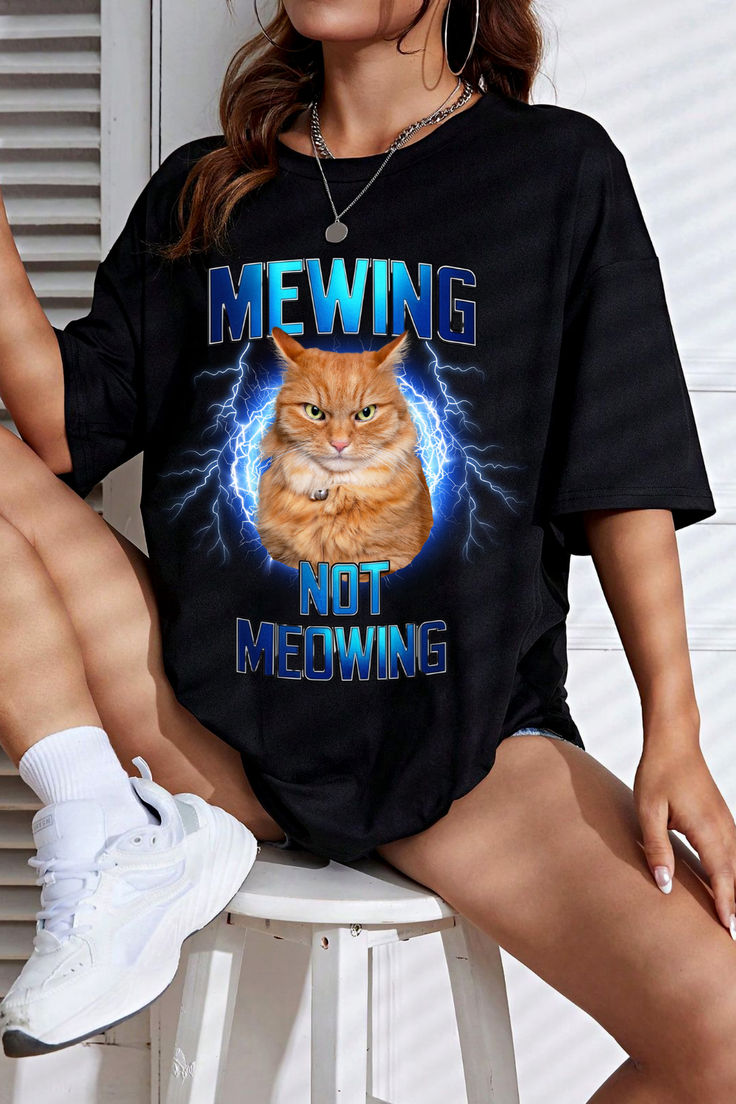 Angry Cat T-Shirt for Cat Lovers with Attitude