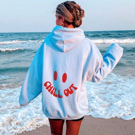 Chill Out Print Hoodie