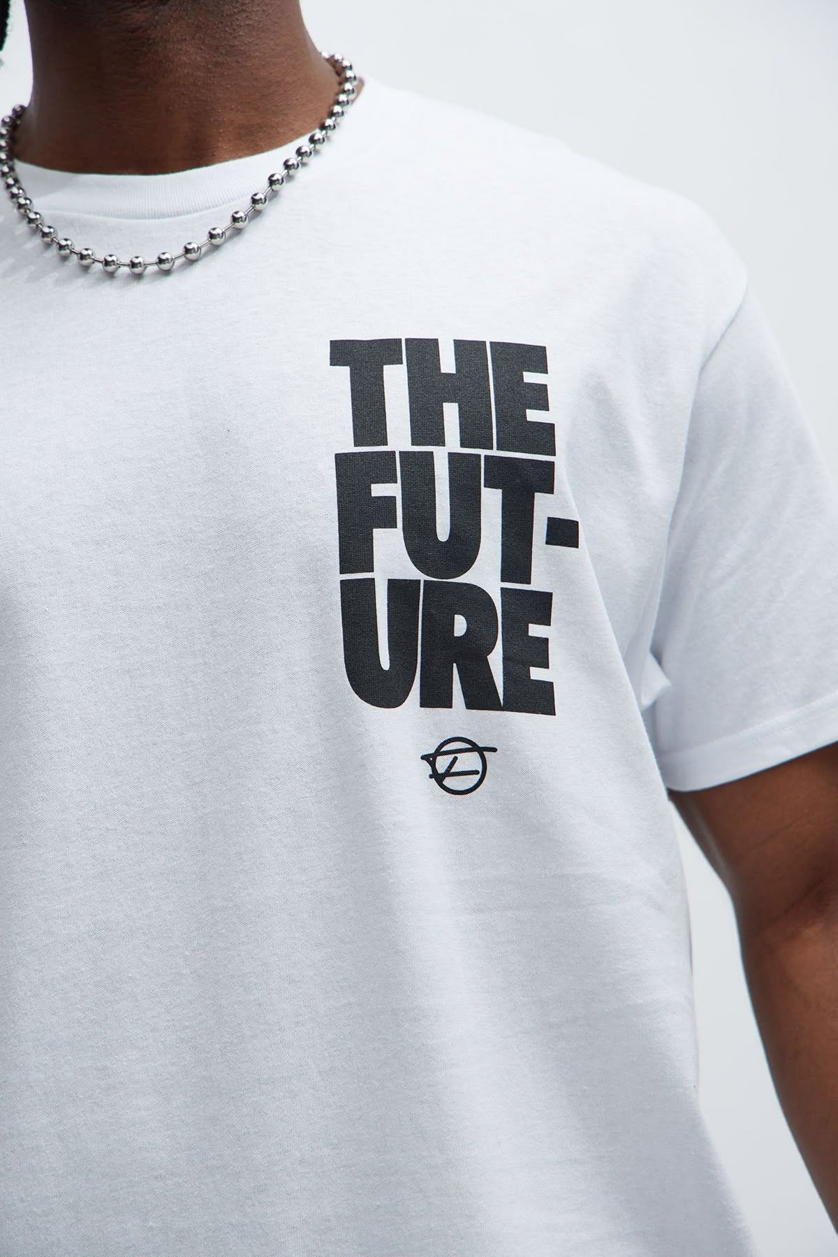 Men's The Future Signature Short Sleeve Tee Shirt in White