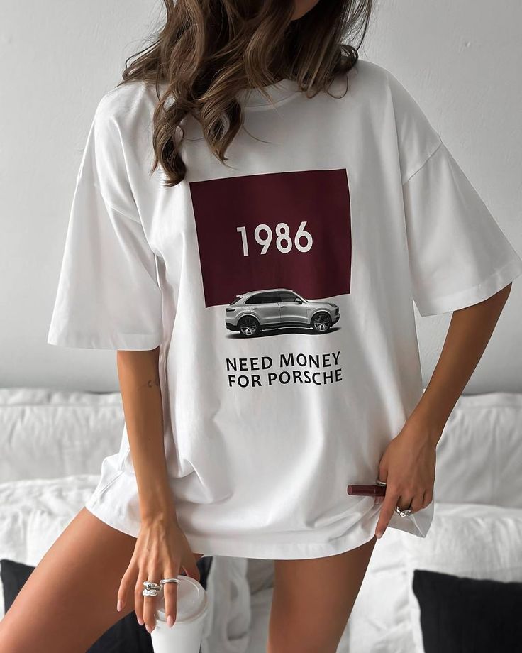 Need money for porsche oversized tshirt