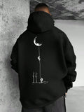 Men's Casual Cartoon Graphic Hoodie Sweatshirt, Autumn/Winter
