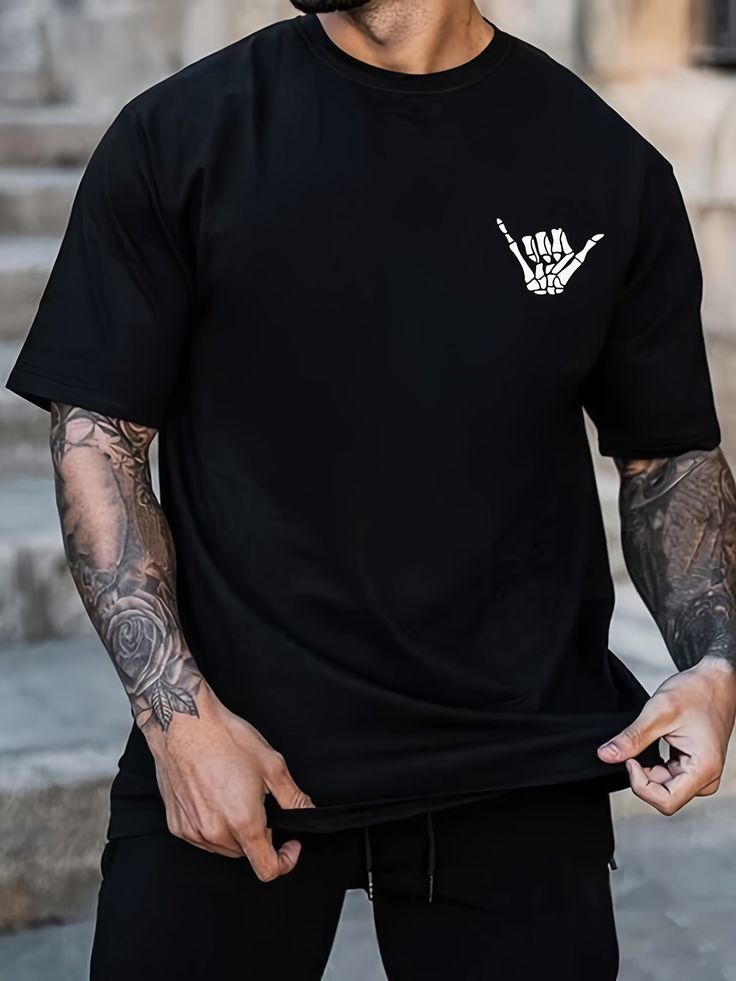Men's T-shirt, Rock Print T-shirt