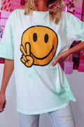 ALL SMILES OVERSIZED BOYFRIEND TEE