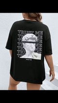 Trust Me Women Oversized Tshirts