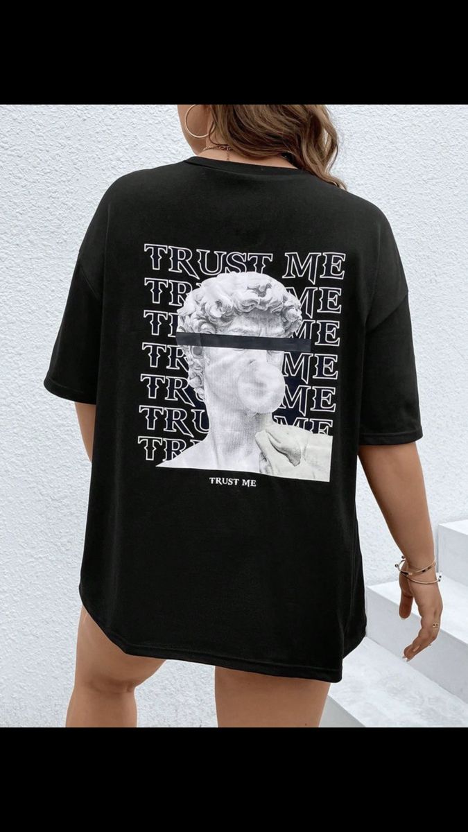 Trust Me Women Oversized Tshirts