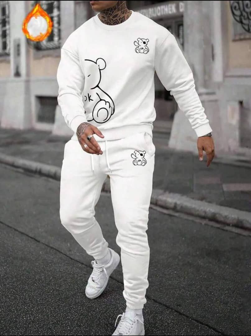 Men's Casual Daily Life Soft And Comfortable Versatile Sweatshirt Suit.