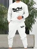 Men's Casual Daily Life Soft And Comfortable Versatile Sweatshirt Suit.