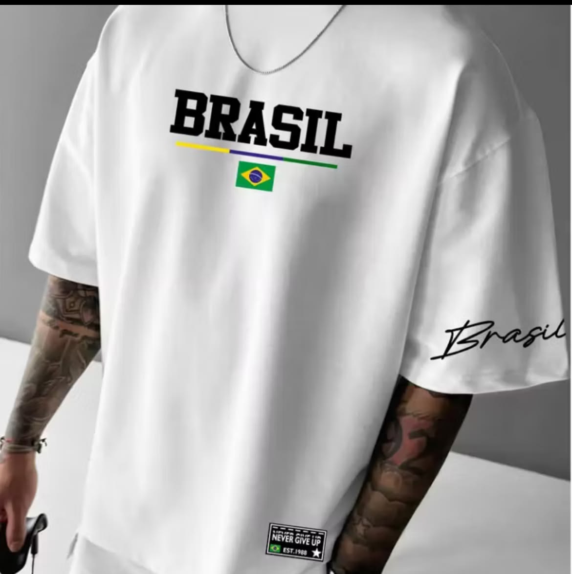 2026 NEW Brazil 2026 Soccer Football T Shirt Men Black Country Flag Design Sports Fan Apparel Suitable For Holiday Gifts