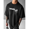 " Whatever " Words Print Men's Summer Comfy