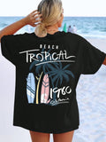 Beach women Oversized Tshirt