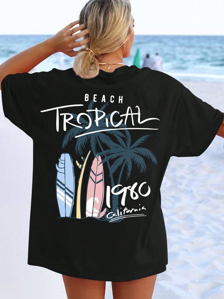 Beach women Oversized Tshirt