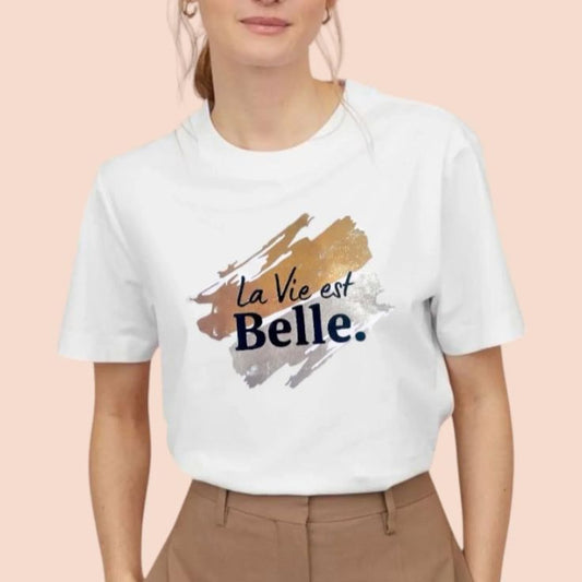 La Vie Est Belle Tshirt Regular Fit
