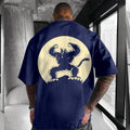 Oversized Anime Print T-Shirt