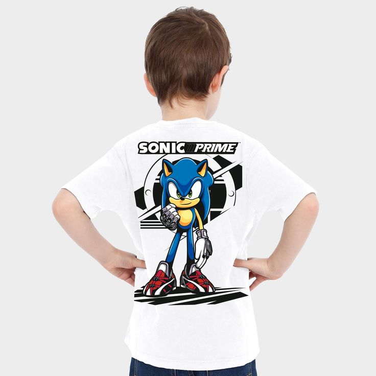 Sonic the Hedgehog T-Shirt | Sonic Prime Tee | Kids |