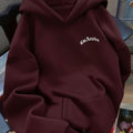 WOMEN HOODIES BOURGANDY