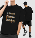Prints for coffee lovers - Front-Printed Oversized T-Shirt
