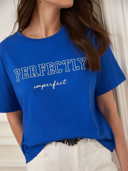 Perfectly imperfect women tshirt oversized
