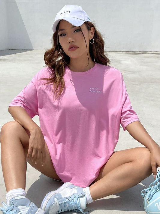 Have a good day women's oversized tshirt