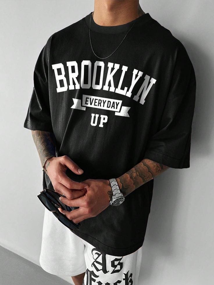 Brooklyn oversized tshirt men