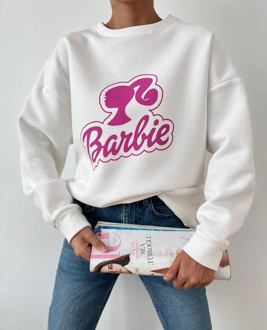 Barbie women's oversized sweatshirt