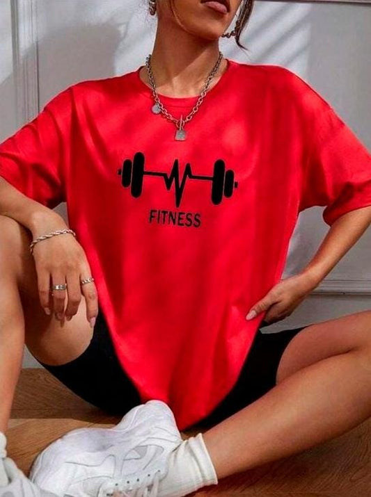 Fitness women's oversized tshirt