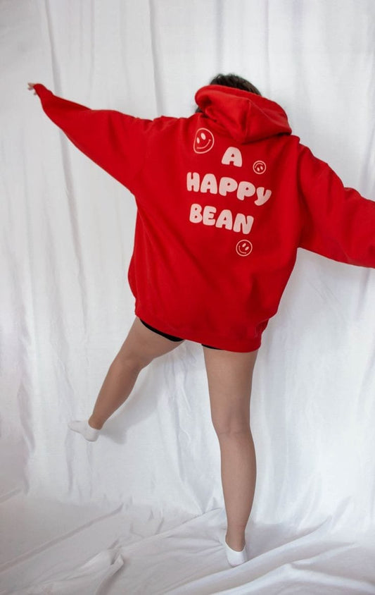 A happy bean oversized women hoodie