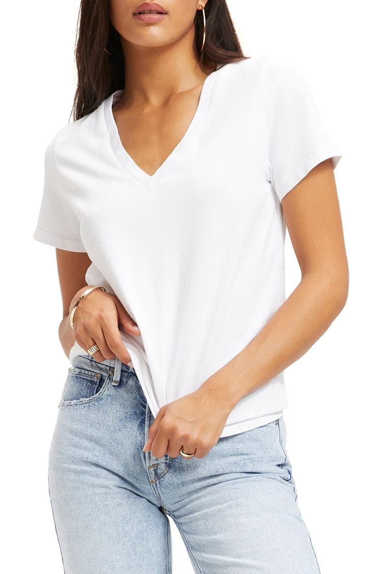 V-Neck women's basic tshirt regular fit