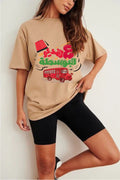 Funny Arabic quotes women's oversized tshirt