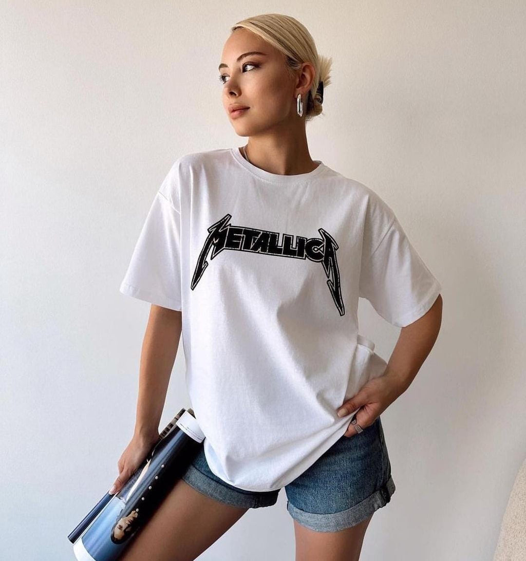 Metallica women's oversized tshirt