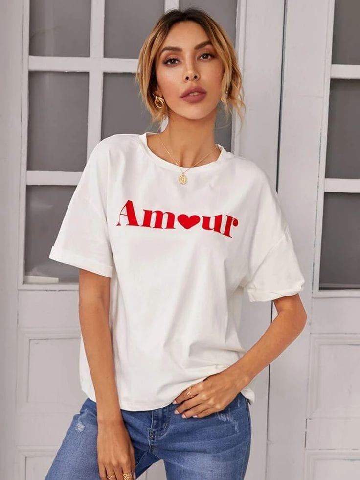 Amour women's oversized tshirt