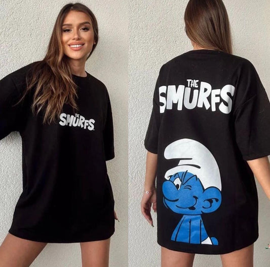 Smurfs women's oversized tshirt